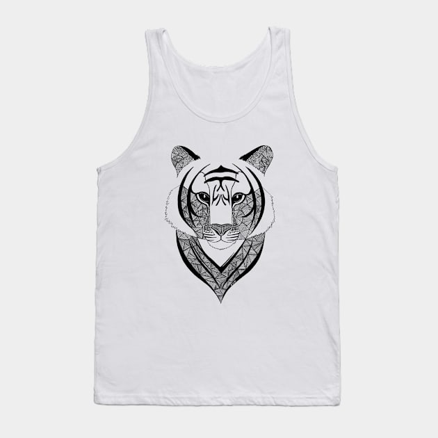 Zoo et Be - Tiger Tank Top by Art_et_Be